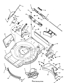 Part Location Diagram of 7301082FYP Murray DECK, 22, RWD, NON ES